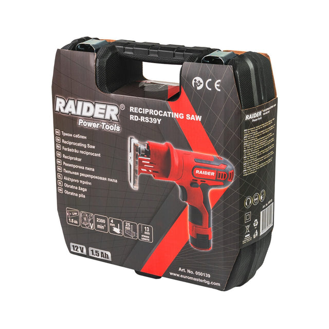 RAIDER Ferestrau pendular 12V 1.5Ah 25mm quick case RD - RS39Y Raider - scule electrice si unelte profesionale - BricoMart