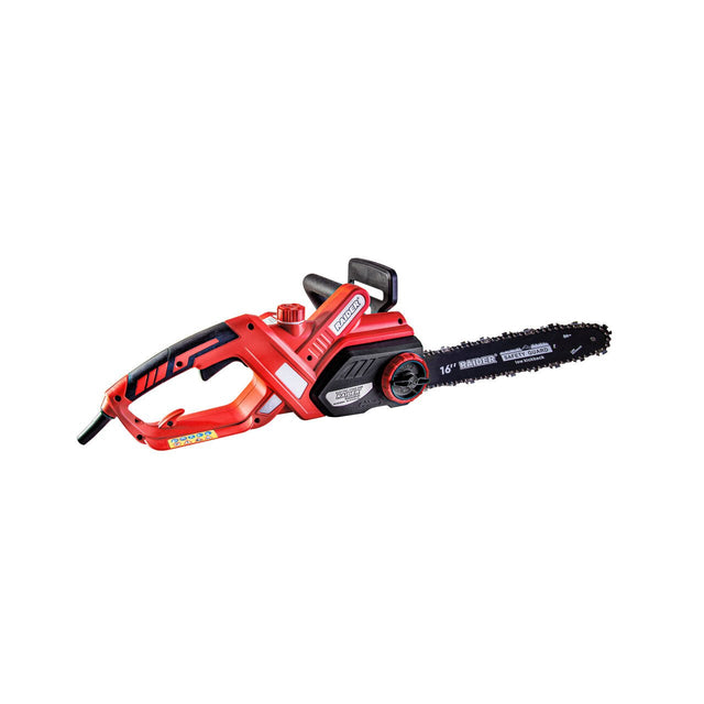 RAIDER Fierastrau cu lant 400mm (16") 2400W SDS RD - ECS20X Raspuns rapid al franei de urgenta Maner frontal sistem inteligent de intidere rapida a lantului Carlig pentru fixarea c Raider - scule electrice si unelte profesionale - BricoMart