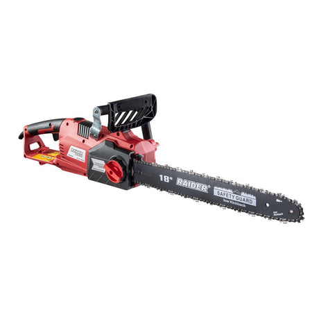 RAIDER Fierastrau cu lant 450mm 2400W SDS 3/8" 1.3mm 63 RD - ECS30 Raspuns rapid al franei de urgenta Maner frontal sistem inteligent de intidere rapida a lantului Carlig pentru fixarea c Raider - scule electrice si unelte profesionale - BricoMart