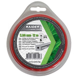 RAIDER Fir pentru motocoasa profil patrat 3.0mm х 12m Construit din material durabil ce ii confera elasticitate o perioada lunga de timp Raider - scule electrice si unelte profesionale - BricoMart