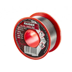 RAIDER Fludor ø1.6mm 100g 60%Sn 40%Pb Pro - Raider - scule electrice si unelte profesionale - BricoMart