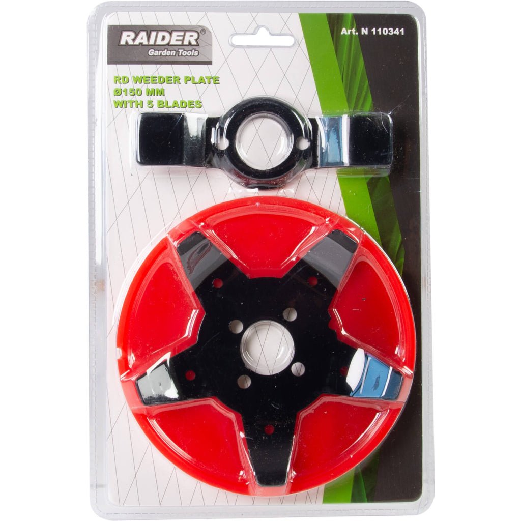 RAIDER Freza buruieni pentru motocoasa Ø150mm 5 lame RD O lamă universală care este un accesoriu excelent pentru mașinile de tuns iarba Ușor de instalat, ușor de înlocuit Vibra Raider - scule electrice si unelte profesionale - BricoMart