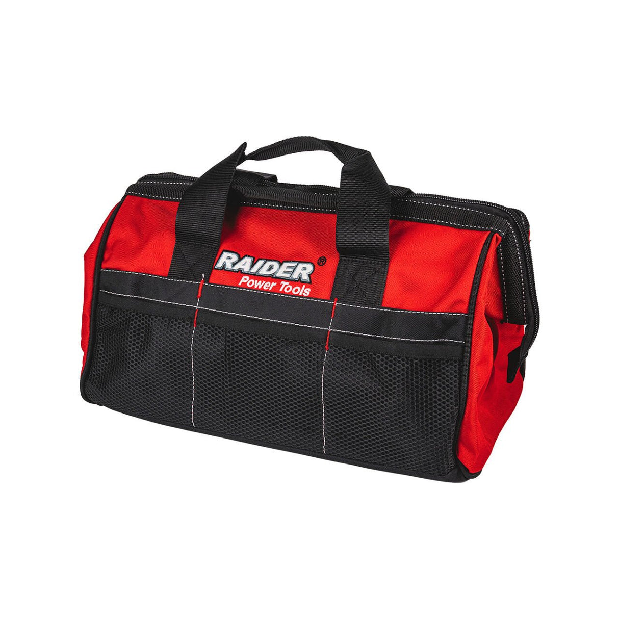RAIDER Geanta textila 18 inch pentru scule RD Confecționat din material puternic și rezistent la uzură Cusăturile întărite garantează rezistență la sarcini grele Raider - scule electrice si unelte profesionale - BricoMart
