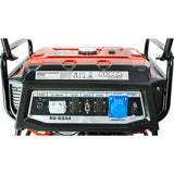 RAIDER Generator pe benzina 4 timpi 5.5kW pornire electrica RD - GG04 Generatorul este echipat cu o ieșire AC 230 V și DC 12 V, care este utilizat pentru încărcarea bateriilor Are un regulat Raider - scule electrice si unelte profesionale - BricoMart