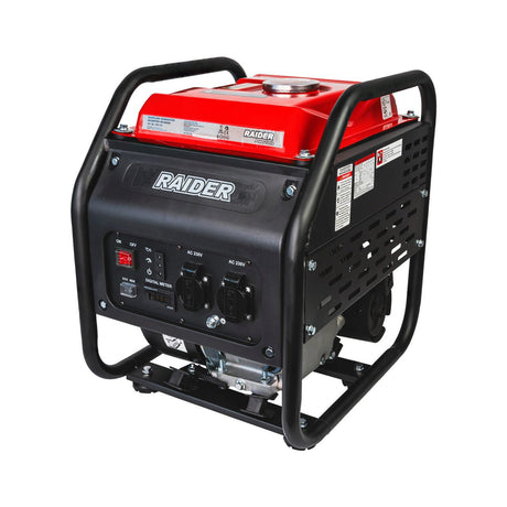 RAIDER Generator pe benzina 4.2kW inverter RD - GG20 Putere maximă de 4,2 kW, oferind suficientă energie pentru alimentarea mai multor dispozitive Tehnologia invertor asigur Raider - scule electrice si unelte profesionale - BricoMart