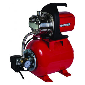 RAIDER Hidrofor 1200W 1" max 64L/m 3bar RD - WP1200 Vas de expan siune cilindric Debit de apa constant cu pre siune constanta Raider - scule electrice si unelte profesionale - BricoMart