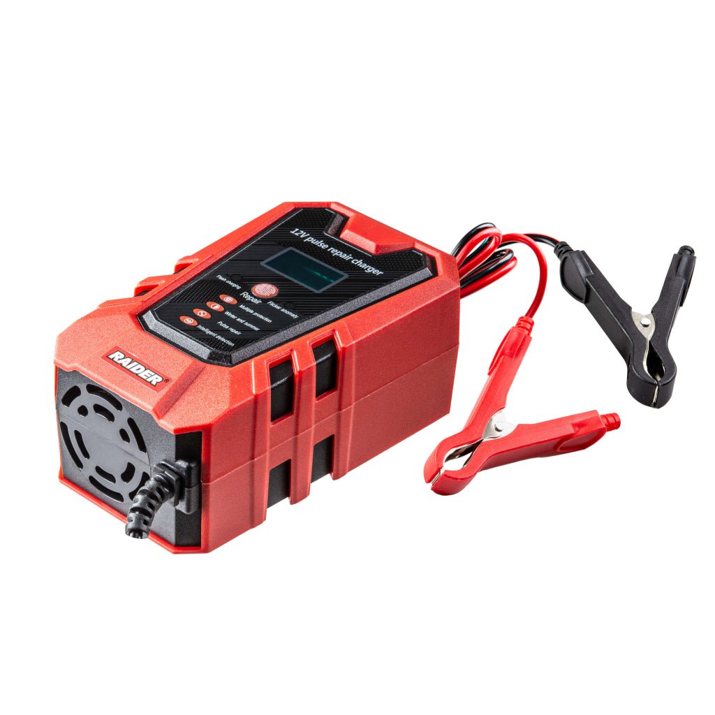 RAIDER Incarcator Baterie Invertor 12V 75Ah LCD RD - BC18 Raider - scule electrice si unelte profesionale - BricoMart