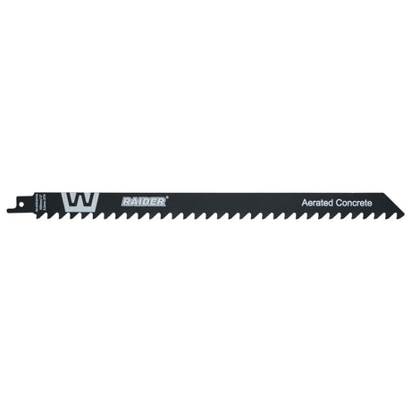 RAIDER Lama fierastrau sabie AC 300mm 8,5mm 3TPI RD-ACS1241HM Cuțitul RD-ACS1241HM este special conceput pentru tăierea betonului celular Cu o lungime de 300 mm, oferă un curs de luc Raider - scule electrice si unelte profesionale - BricoMart