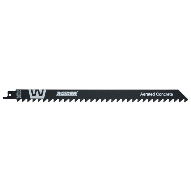 RAIDER Lama fierastrau sabie AC 300mm 8,5mm 3TPI RD-ACS1241HM Cuțitul RD-ACS1241HM este special conceput pentru tăierea betonului celular Cu o lungime de 300 mm, oferă un curs de luc Raider - scule electrice si unelte profesionale - BricoMart