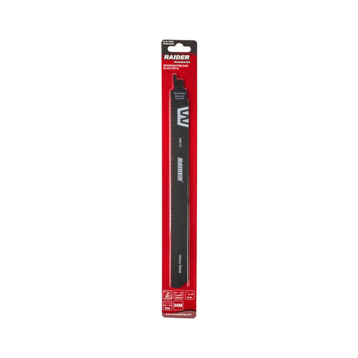 RAIDER Lama fierastrau sabie metal 300mm 3mm 8TPI RD - MS1230HM Raider - scule electrice si unelte profesionale - BricoMart