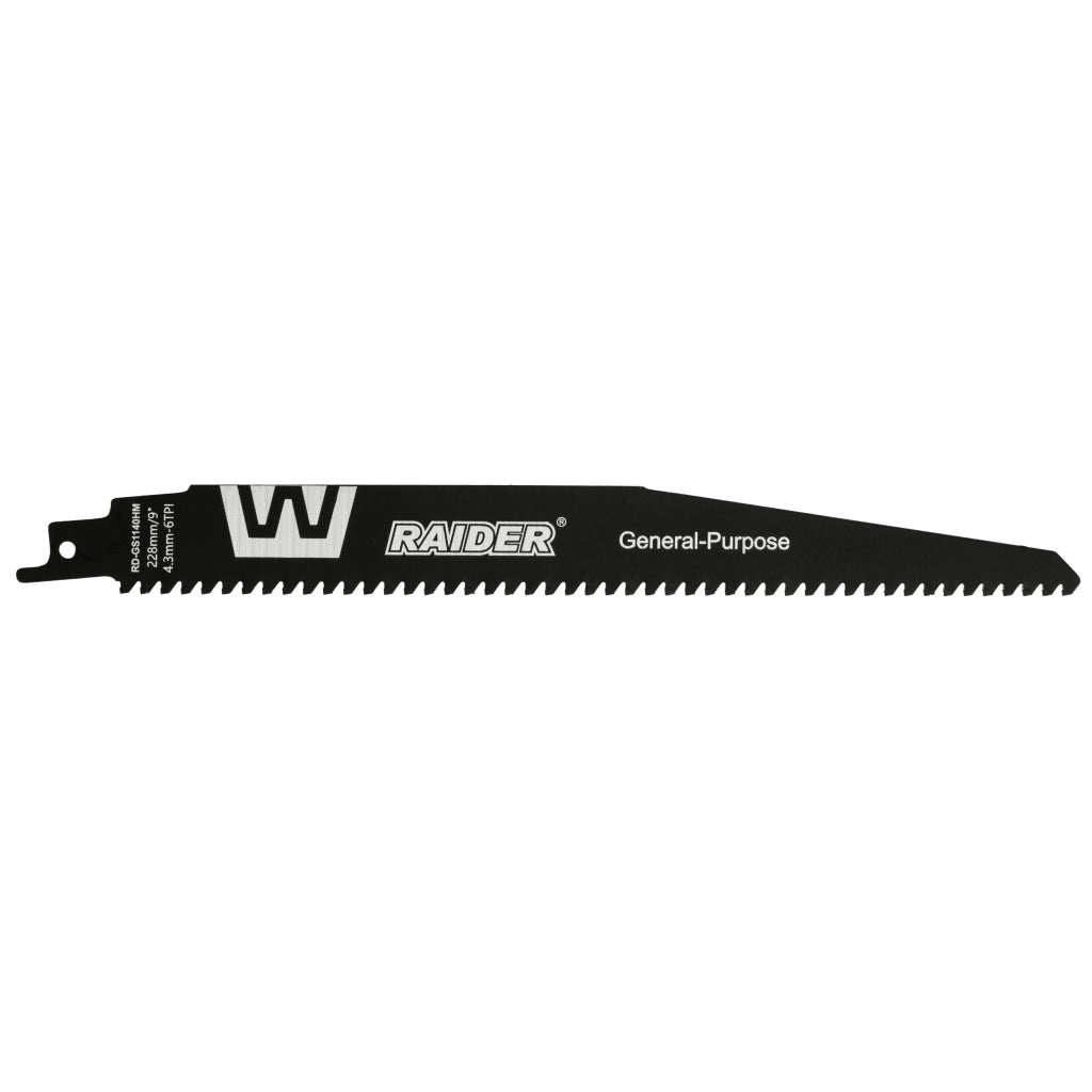 RAIDER Lama fierastrau sabie universala 228mm 4,3mm6TPIRD - GS1140HM Raider - scule electrice si unelte profesionale - BricoMart