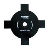 RAIDER Lama metalica ø255x25.4 mm cu 4 dinti pentru motocoasa Lama din INOX cu 4 dinti Raider - scule electrice si unelte profesionale - BricoMart