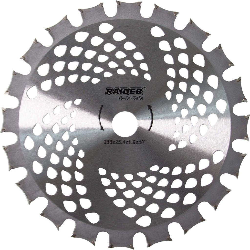 RAIDER Lama pentru motocoasa, dubla 40 TCT Ø255x25.4 mm Raider - scule electrice si unelte profesionale - BricoMart