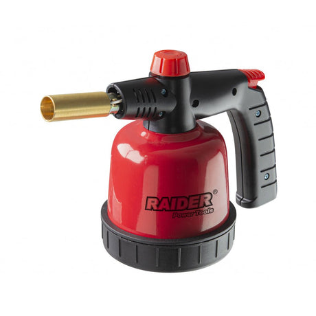 RAIDER Lampa gaz aprindere piezo - electrica(HG - 10) 190g RD - BT02 Carcasa metalica Aprindere piezoelectrica Maner ergonomic fabricat din plastic rezistent la caldura Raider - scule electrice si unelte profesionale - BricoMart
