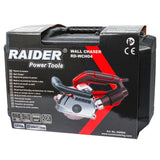 RAIDER Masina de frezat caneluri 1.35kW 125mm 0 - 30mm cutie RD - WCH04 RD - WCH04 este un șănțuitor de înaltă performanță, conceput pentru tăierea precisă și rapidă a canalelor în pereți și par Raider - scule electrice si unelte profesionale - BricoMart