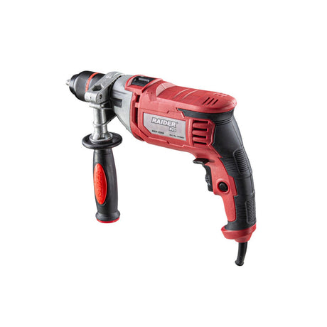 RAIDER Masina de gaurit cu percutie 900W 13mm mandrina rapida RDP - I Mandrina automata Schimbator de sens Gaurire cu percutie Turatie reglabila Maner auxiliar Raider - scule electrice si unelte profesionale - BricoMart