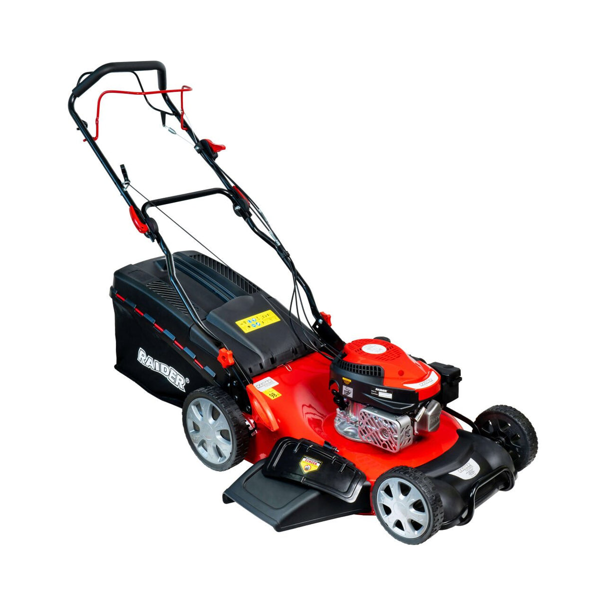 RAIDER Masina de tuns iarba autopropulsie 5cp 56cm 5in1 RD - GLM12 Recomandat pentru suprafete de peste 3000 m² in size Clapeta pentru evacuarea laterala Raider - scule electrice si unelte profesionale - BricoMart
