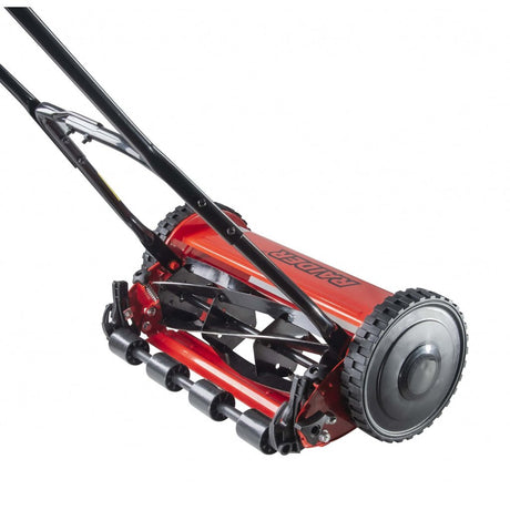 RAIDER Masina manuala de tuns iarba 40cm 300m2 RD - HLM37 Posibilitatea de a regla înălțimea de tăiere Ușor de utilizat fără a fi nevoie de realimentare sau de acces la electrici Raider - scule electrice si unelte profesionale - BricoMart