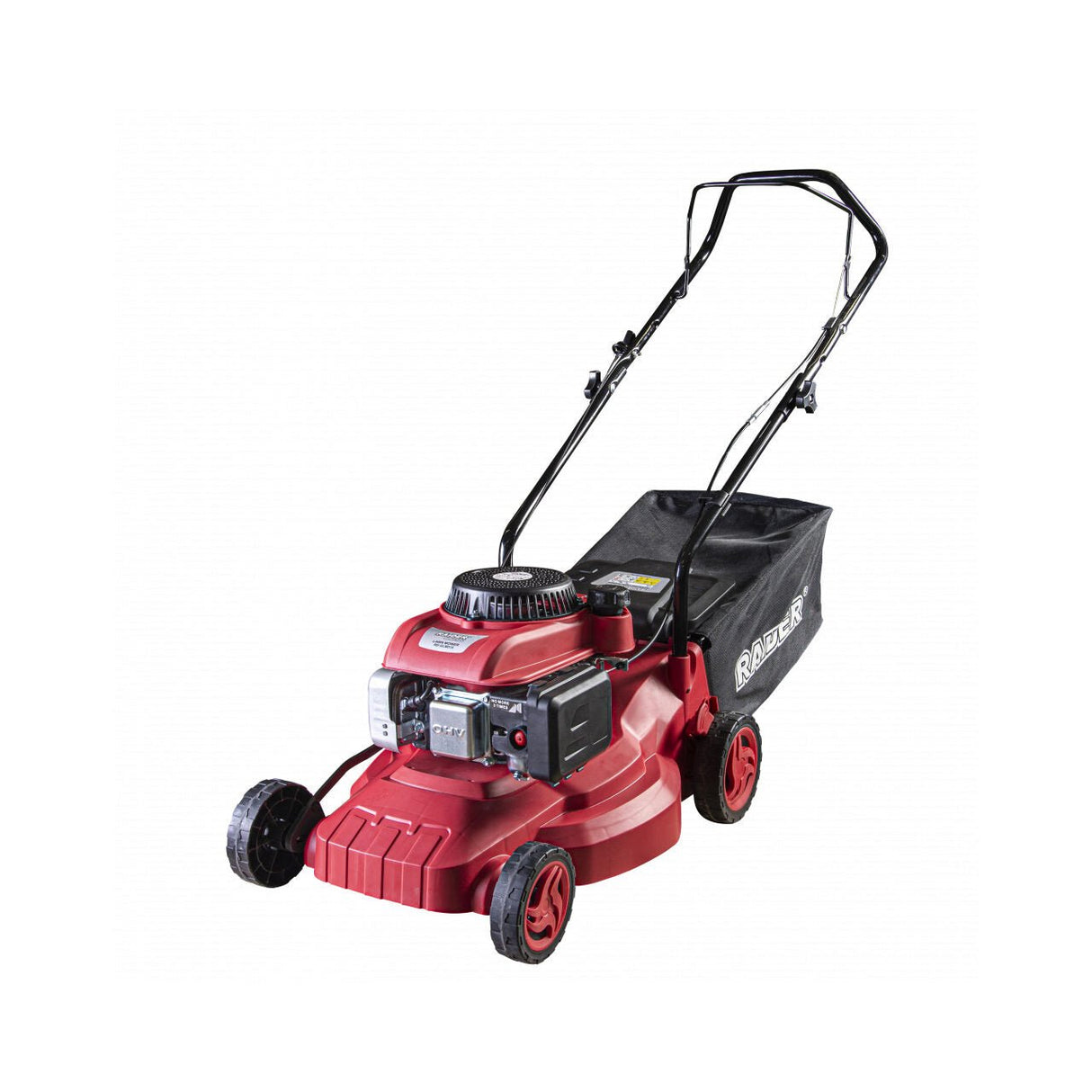 RAIDER Masina tuns iarba pe benzina 2000W 400mm 127cc 40L RD - GLM01S Volumul sacului - 40 litri Ajustarea inaltimii de taiere Latime de taiere - 400 mm Pornire manuala Raider - scule electrice si unelte profesionale - BricoMart