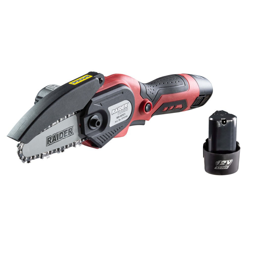 RAIDER Mini fierastrau electric12V 100mm1/4".043" 2x2Ah RD - GP21 Set Cu designul său compact, RD - GP21 este usor de utilizat fara sa forteze incheietura utilizatorului Protecție pentru a pre Raider - scule electrice si unelte profesionale - BricoMart