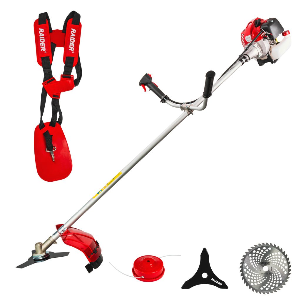 RAIDER Motocoasa pe benzina 4 accesorii 1.5kW 28mm RD - GBC26 2K Raider - scule electrice si unelte profesionale - BricoMart