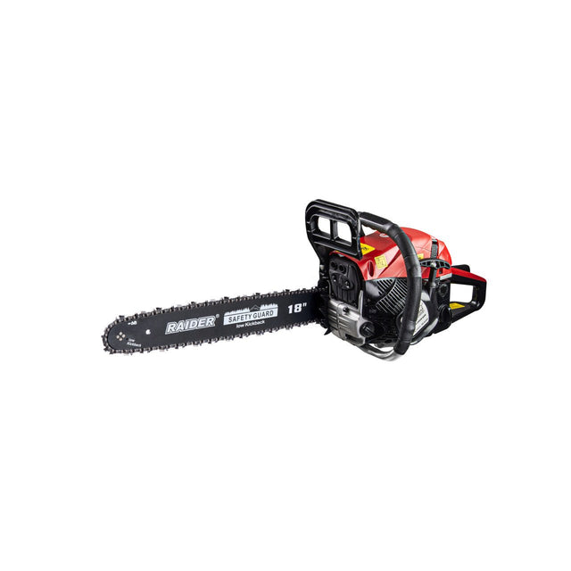 RAIDER Motofierastrau benzina 450mm(18")2400W RD - GCS30 Sistem de pornire cu dublu arc, Easy - On Pompa pentru amorsare carburator Ungerea automata a lantului Raspuns rapid al fr Raider - scule electrice si unelte profesionale - BricoMart