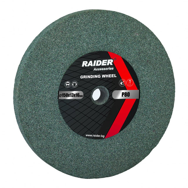 RAIDER Piatra ptr polizor 200x20x16mm verde P60 Potrivit pentru polizarea diferitelor metale Raider - scule electrice si unelte profesionale - BricoMart