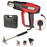 RAIDER Pistol aer cald 2000W 2trepte t° regl. 5 acc. valiza RD - HG27 2 setari ale fluxului de aer Modelul "RD - HG27" oferă o setare mai precisă a temperaturii care poate fi selectată din spa Raider - scule electrice si unelte profesionale - BricoMart