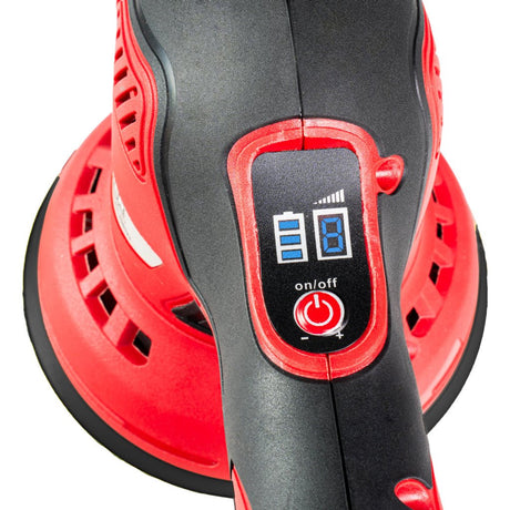 RAIDER Polisher 12V Ø125mm 300 - 2400min - 1 2x2Ah RD - CPC07 Are un disc de lustruit cu diametrul de 125mm, care are o baza "VELCRO", permitand schimbarea rapida si usoara a diferit Raider - scule electrice si unelte profesionale - BricoMart