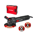RAIDER Polizor unghiular 125mm 900W LCD RDP - AG79 Black Edition Motor puternic de 900W – asigură performanțe ridicate pentru diverse aplicații, precum tăierea, șlefuirea și lustruirea Raider - scule electrice si unelte profesionale - BricoMart