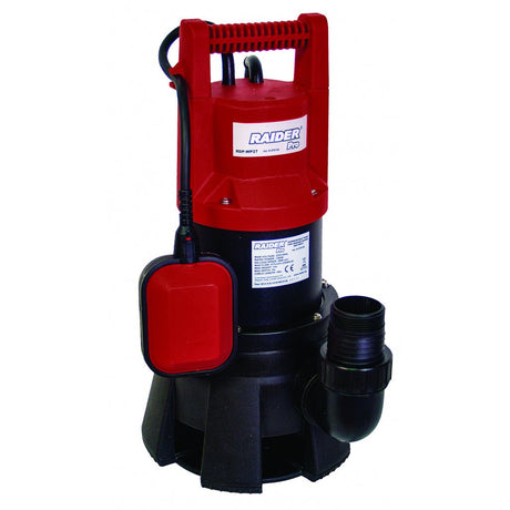 RAIDER Pompa de apa submersibila 1300W 1" 417L/min 11m RDP - WP27 Pentru pomparea si mutarea apelor reziduale Maner ergonomic pentru transport Facil Plutitor reglabil Debit foarte mare Raider - scule electrice si unelte profesionale - BricoMart