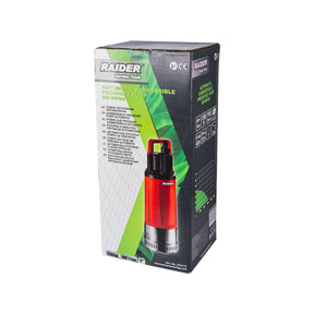 RAIDER Pompă submersibilă 1200W 1" 100L/min 40m INOX RD - WP66 Funcția automată permite pompei să pornească și să se oprească automat în funcție de nivelul apei. Corpul este realizat Raider - scule electrice si unelte profesionale - BricoMart
