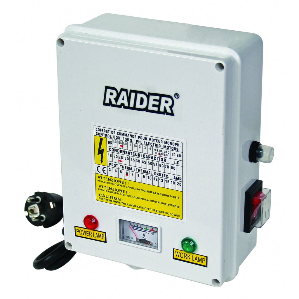 RAIDER Pompa submersibila apa curata 1.1KW 1.1/4" 80L/min RD - WP24 Otel INOX Panou de com sia Cablu special Raider - scule electrice si unelte profesionale - BricoMart