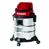 RAIDER R20 Aspirator umed/uscat 20V Li - ion 15L RDP - SDWC20 SOLO Construit pe roti Pentru suprafete uscate si umede Raider - scule electrice si unelte profesionale - BricoMart