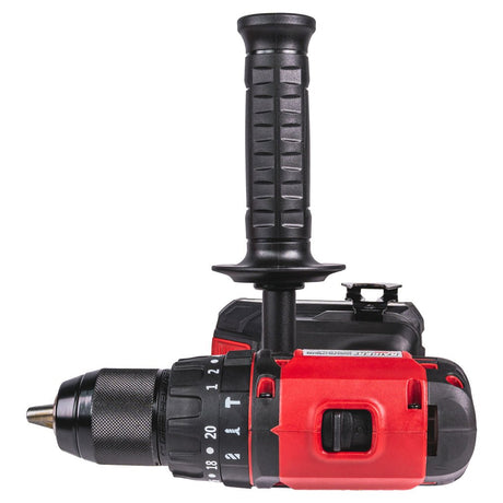 RAIDER R20 Bormasina cu percutie brushless 13mm60Nm Solo RDP - YBID20 Motorul fără perii oferă o eficiență mai mare, o durată de viață mai lungă a sculei și o uzură mai mică Dispune de o man Raider - scule electrice si unelte profesionale - BricoMart