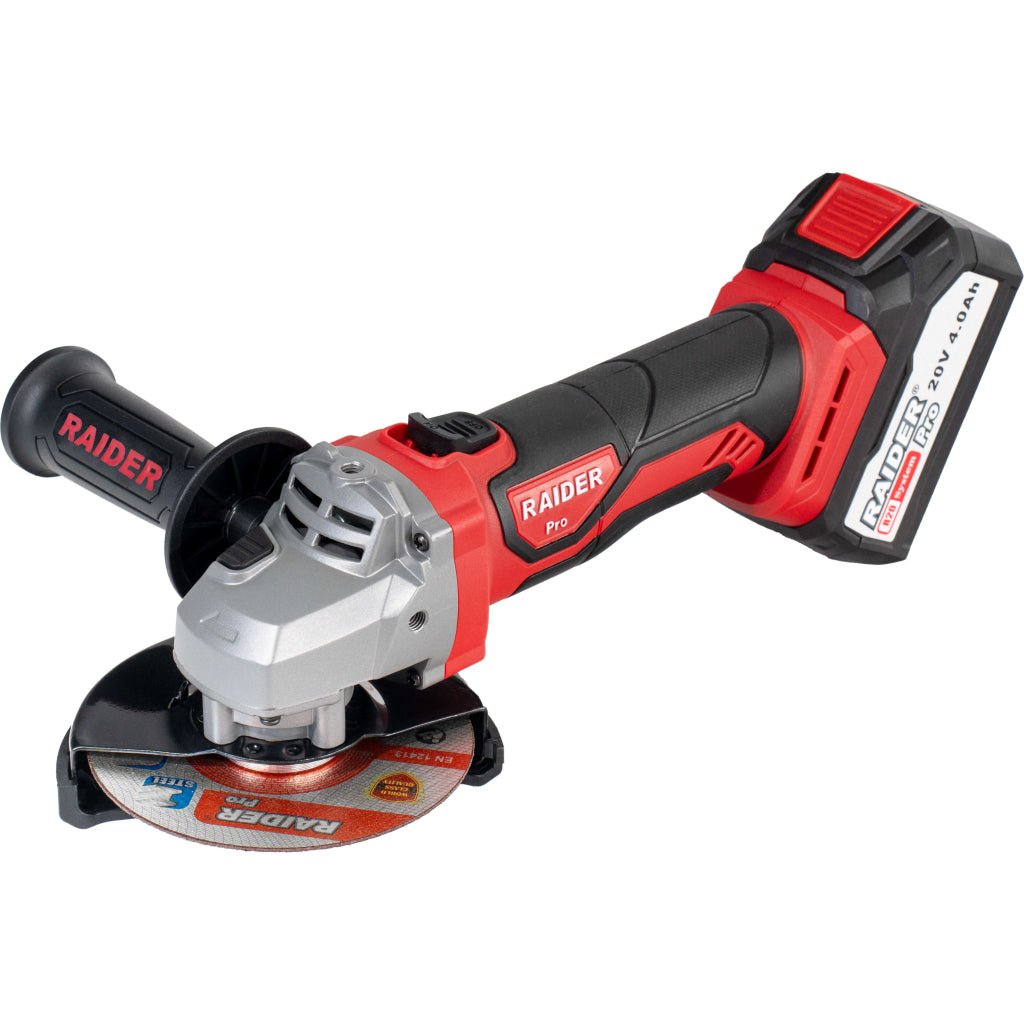 RAIDER R20 Bormasina si polizor unghiular2Ah 4Ah RDP - PBCDI20&SPAG20 RDP - PBCDI20&SPAG20”” conține - polizor unghiular fără fir și mașină de găurit cu acumulator Setul are doi acumulatori cu Raider - scule electrice si unelte profesionale - BricoMart