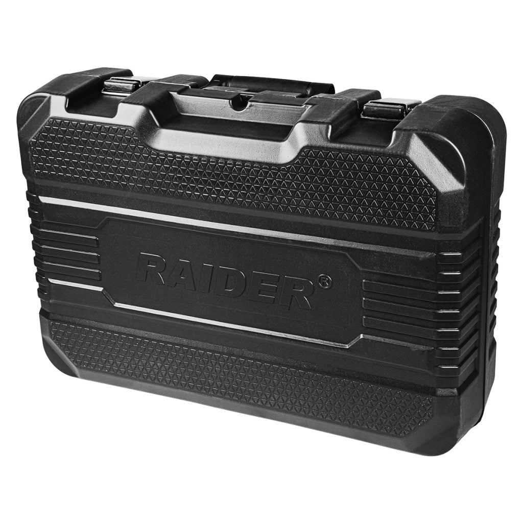 RAIDER R20 Ciocan rotopercutor SDS - Max 7J Solo cutie RDP - BMBRH20 RDP - BMBRH20 este un ciocan rotativ puternic, fara perișe si fara fir, cu prindere SDS - Max. Cu o energie de impact de 7J, Raider - scule electrice si unelte profesionale - BricoMart