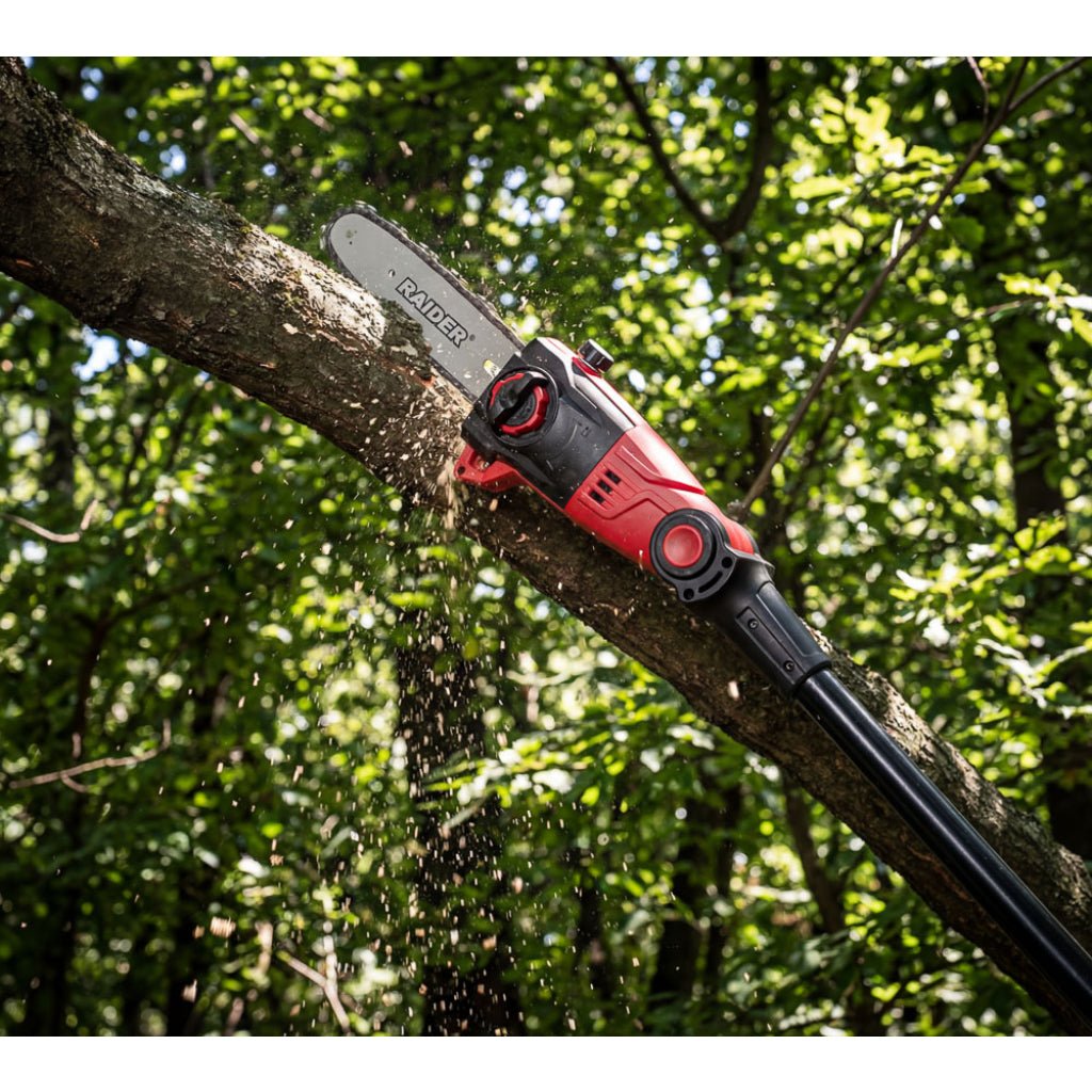 RAIDER R20 Fierastrau crengi si gard viu 2in1 2Ah 3m RDP - PSHT20 Raider - scule electrice si unelte profesionale - BricoMart