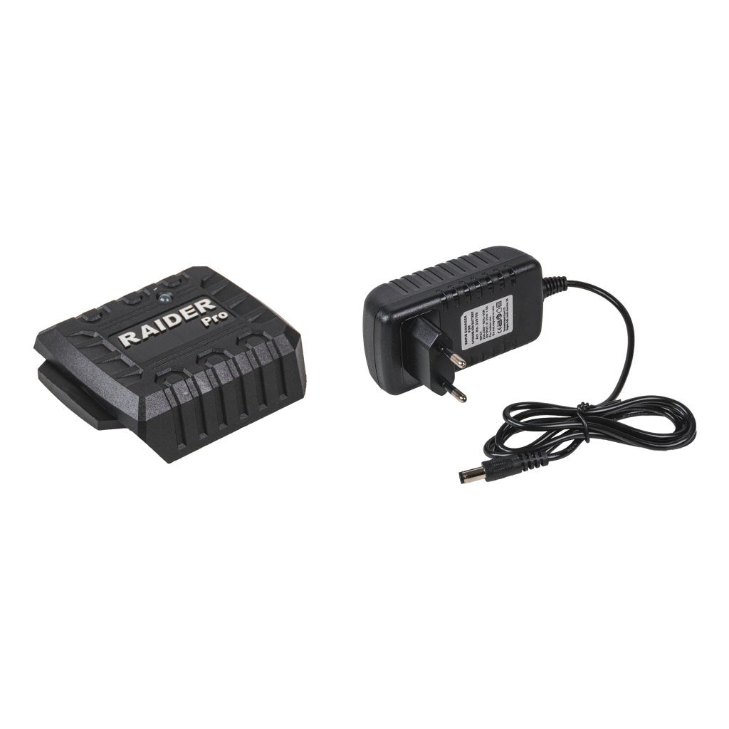 RAIDER R20 Incarcator pentru RDP - R20 System Protecție încorporată împotriva supraîncărcării și scurtcircuitului pentru o durată de viață mai lungă a bateriei și sig Raider - scule electrice si unelte profesionale - BricoMart