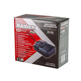RAIDER R20 Incarcator rapid 8Ah cu ventilator de racire RDP - R20 Pentru acumulatorii „Li - Ion” din seria R20 Funcția anti - supraîncărcare oprește automat încărcarea atunci când bateria es Raider - scule electrice si unelte profesionale - BricoMart