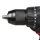 RAIDER R20 Masina de gaurit cu percutie 20V 4Ah 60Nm RDP - YBID20 Motor fara perii – ofera eficienta ridicata, durata de viata mai mare si generare redusa de caldura Functie de percutie Raider - scule electrice si unelte profesionale - BricoMart
