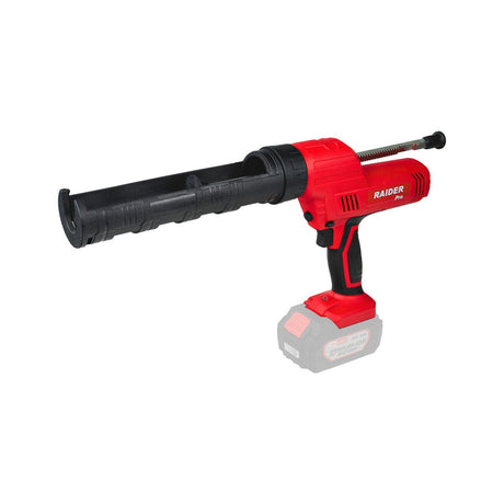 RAIDER R20 Pistol de silicon 310ml 3800N Solo RDP - JCG20 Forța de presiune de 3800N permite lucrul cu materiale mai groase și proiecte mai mari. Acest lucru face ca unealta să f Raider - scule electrice si unelte profesionale - BricoMart
