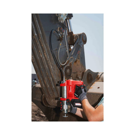 RAIDER R20 Pistol pentru gresat 429ml 690bar Solo RDP - JGG20 Presiune maximă de 690 bar: Aceasta este o presiune extrem de ridicată care permite utilizarea echipamentului pentru sar Raider - scule electrice si unelte profesionale - BricoMart