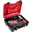 RAIDER R20 Polizor unghiular brushless 125mm 4Ah RDP - PBAG20Set Motor brushless Blocarea discului Maner auxiliar ergonomic Corp alungit pentru control mai bun Raider - scule electrice si unelte profesionale - BricoMart