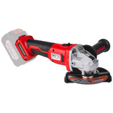 RAIDER R20 Polizor unghiular brushless 125mm Solo RDP - PBAG20 Motor brushless Blocarea discului Maner auxiliar ergonomic Corp alungit pentru control mai bun Raider - scule electrice si unelte profesionale - BricoMart