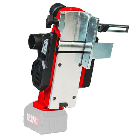 RAIDER R20 rindea cordless 82x1.5 mm Solo RDP - SEP20 Pornire lină Limitator de adâncime reglabil Mâner ergonomic cu acoperire moale și anti - alunecare Sistem pentru schimbare Raider - scule electrice si unelte profesionale - BricoMart