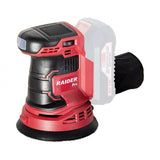 RAIDER R20 Slefuitor orbital 20V ø125mm RDP - SRSA20 Solo 6 trepte de viteza Prindere cu banda VELCRO Sac de praf Viteza ajustabila Raider - scule electrice si unelte profesionale - BricoMart