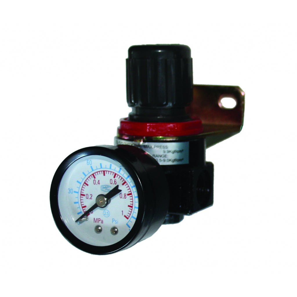 RAIDER Regulator aer cu ceas 1/4 F RD Pentru a reduce si regla presiunea de aer Raider - scule electrice si unelte profesionale - BricoMart