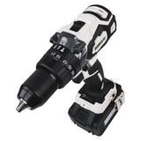 RAIDER Rotopercutor brushless 20V 2 vit 4Ah 155Nm cutie RDI - CDB03W Motorul fără perii oferă o durată de viață mai lungă a uneltei și necesită mai puțină întreținere comparativ cu motoarel Raider - scule electrice si unelte profesionale - BricoMart