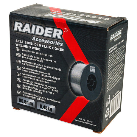 RAIDER Sarma pentru sudura cu autoprotectie si flux Ø0,8mm 0,45kg Raider - scule electrice si unelte profesionale - BricoMart